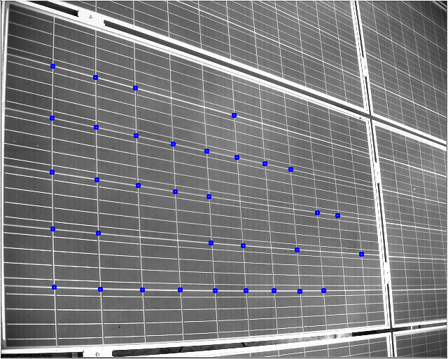 example of the found points